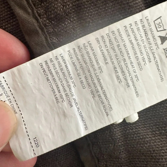 Sfera Jacket Womens Size Small Brown Safari Coat Textured Button Front Front Tie - Picture 8 of 16